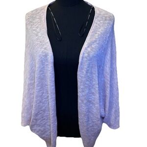 Forever 21 Long Sleeve Cream Open Knit Textured Sweater, Size 1X